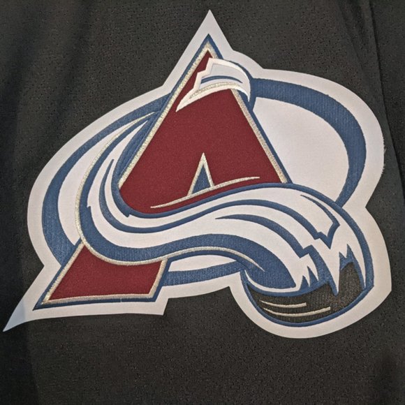 SOLD! Men's Size M Black Vintage Colorado Avalanche Hockey Practice Jersey - NWT - Picture 2 of 9
